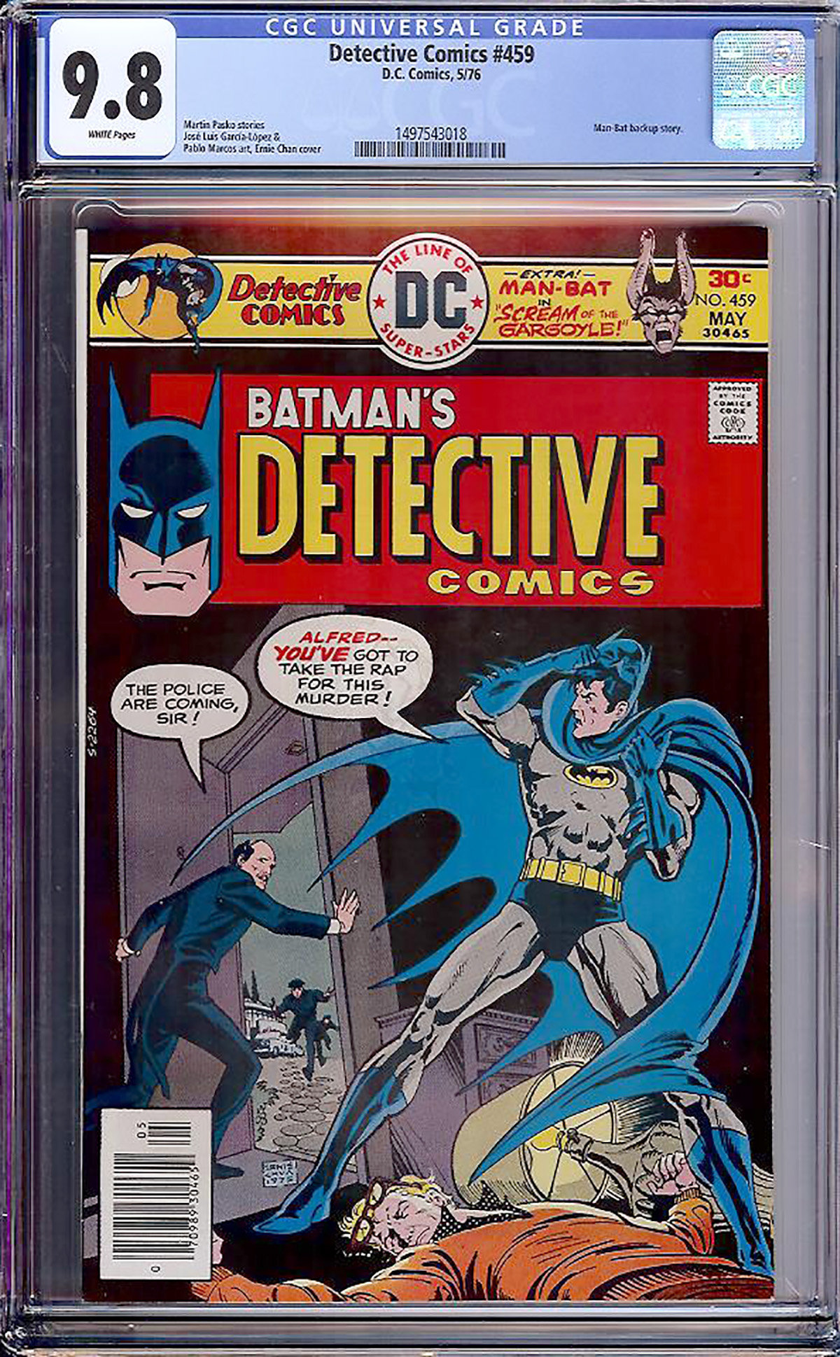 Detective Comics #459 CGC 9.8 w