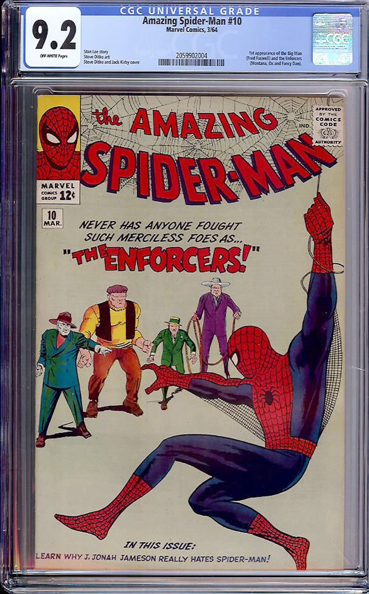 Amazing Spider-Man #10 CGC 9.2 ow