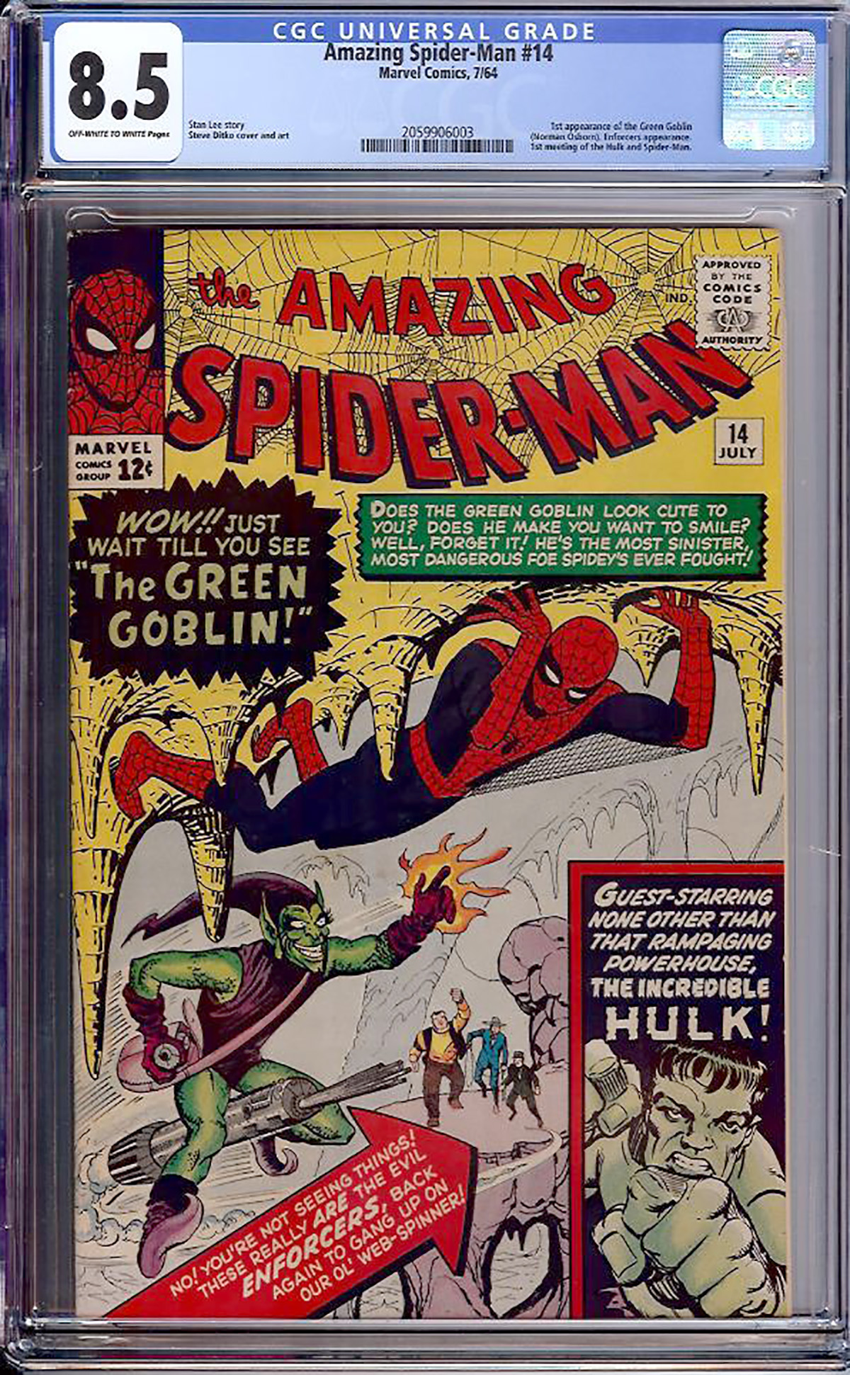 Amazing Spider-Man #14 CGC 8.5 ow/w