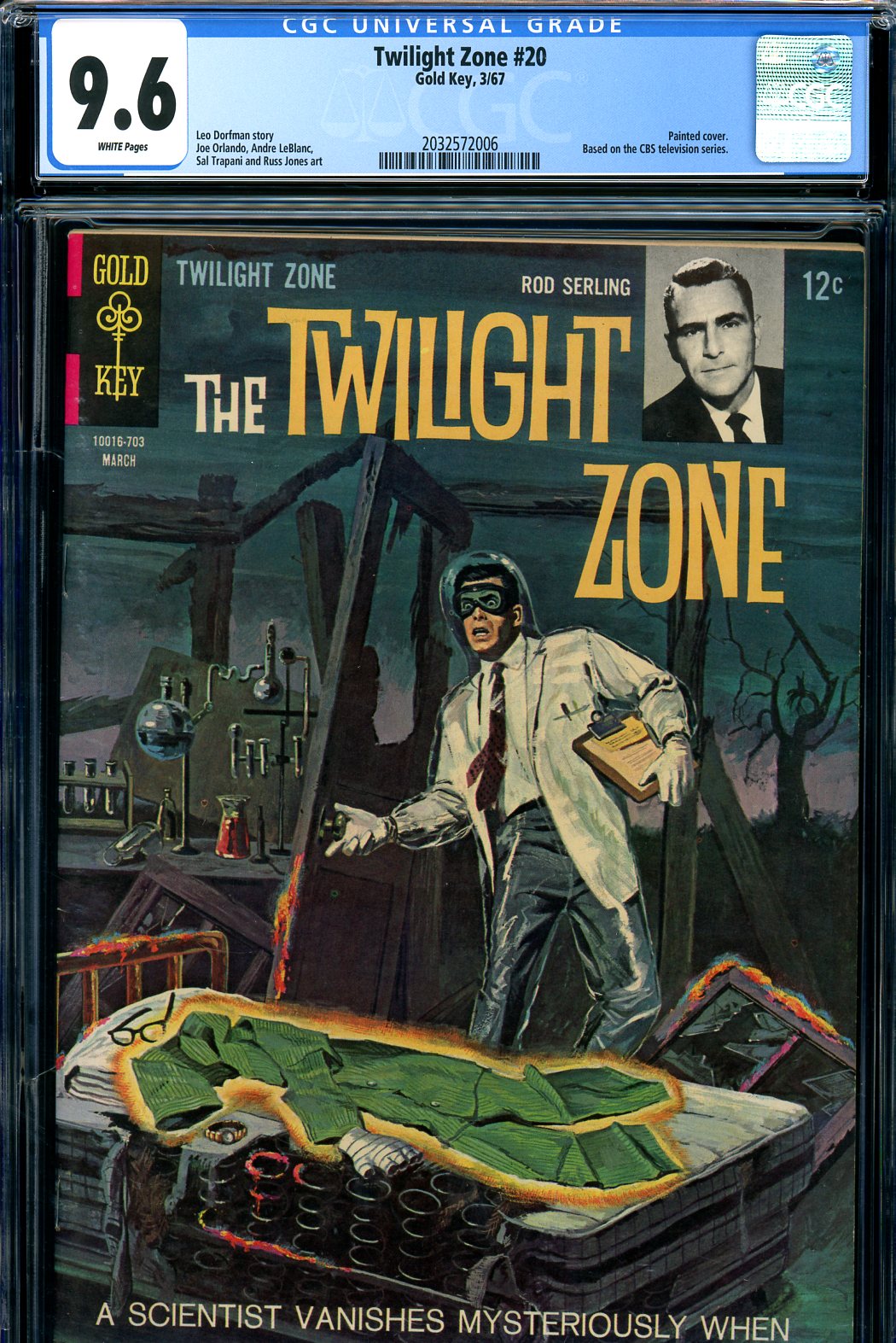 Twilight Zone #20 CGC 9.6 w