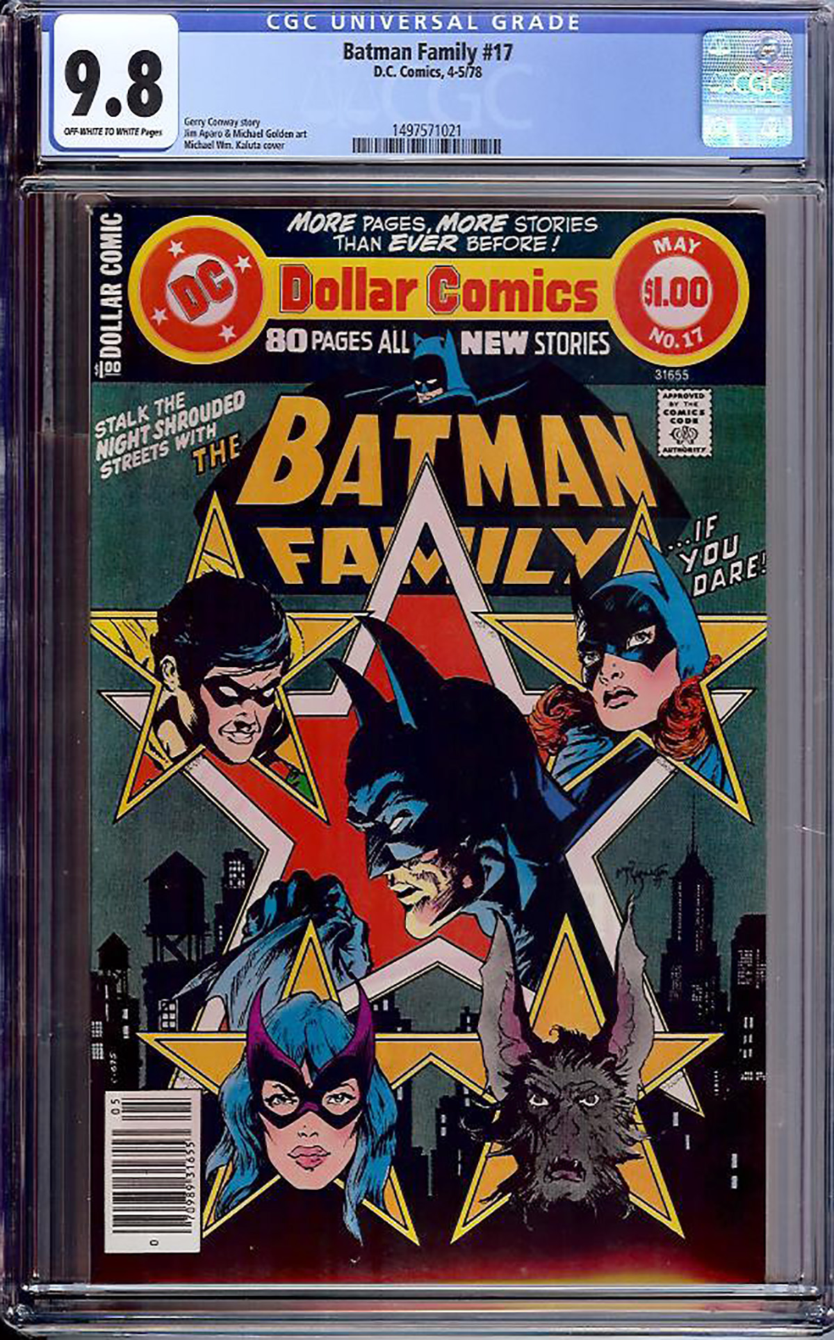 Batman Family #17 CGC 9.8 ow/w