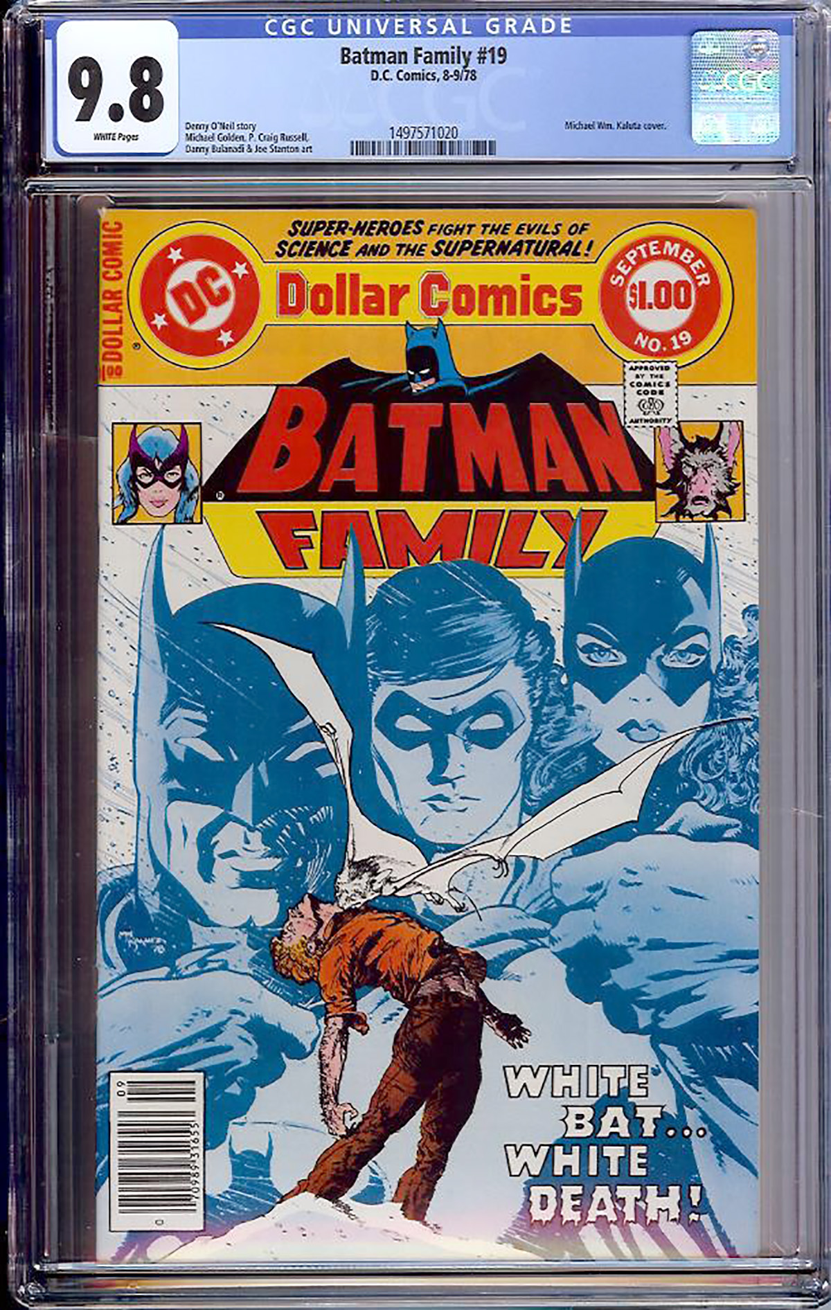 Batman Family #19 CGC 9.8 w