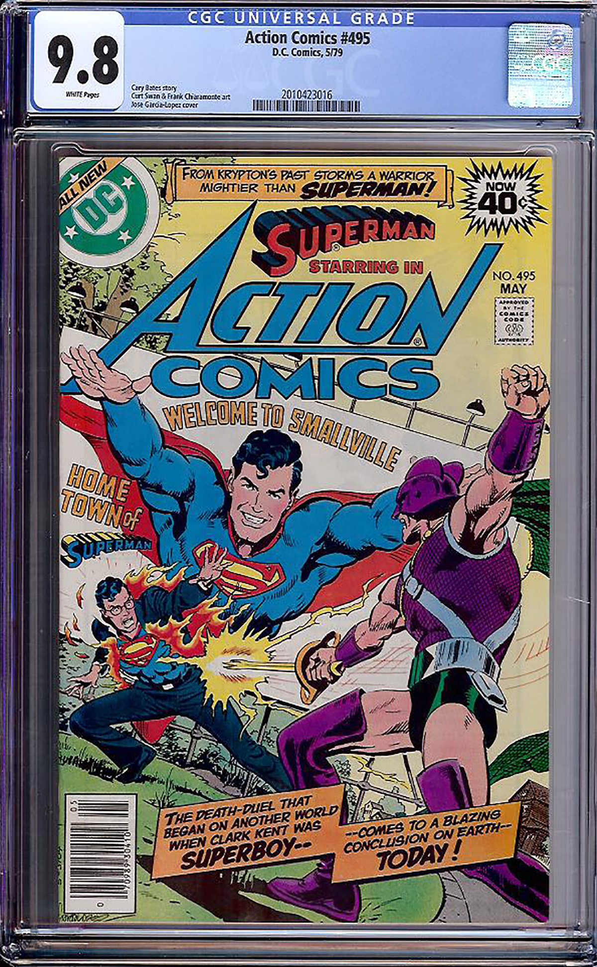 Action Comics #495 CGC 9.8 w