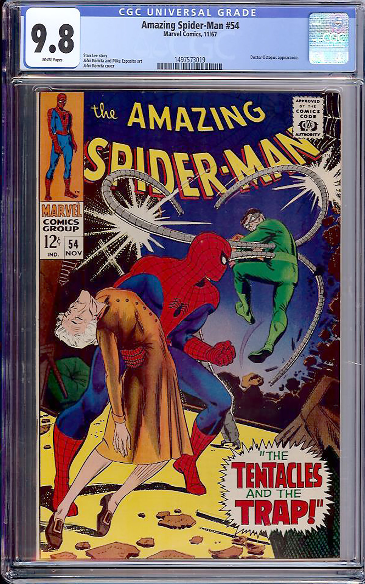 Amazing Spider-Man #54 CGC 9.8 w