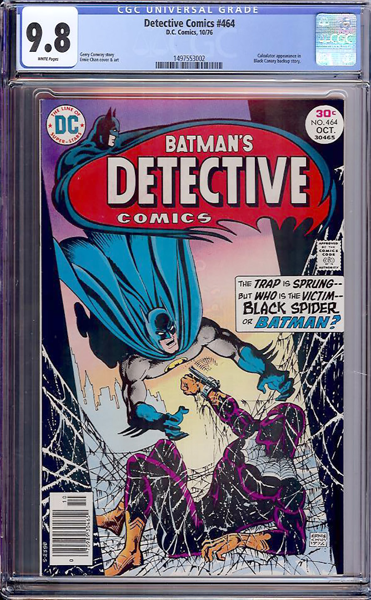 Detective Comics #464 CGC 9.8 w