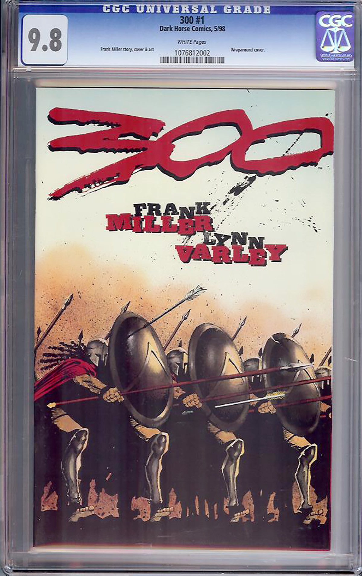 300 #1 CGC 9.8 w