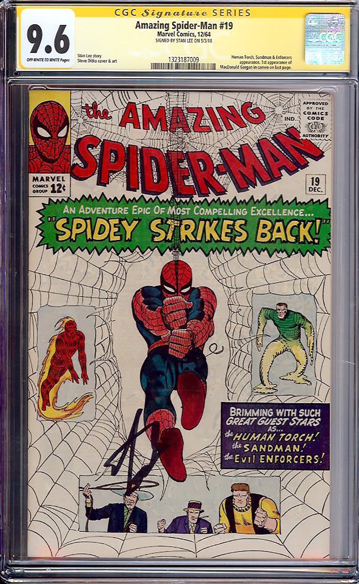 Amazing Spider-Man #19 CGC 9.6 ow/w CGC Signature SERIES