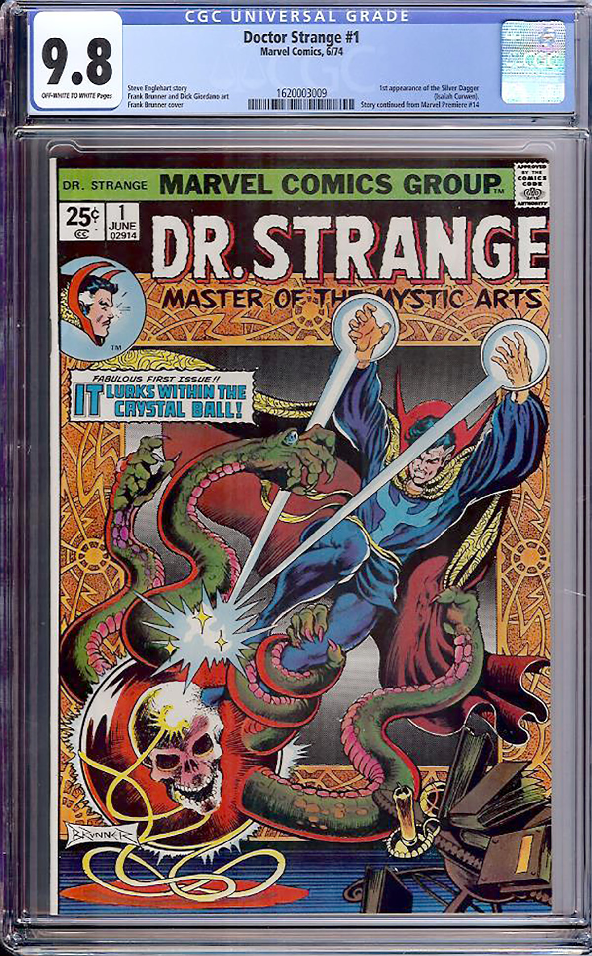 Doctor Strange #1 CGC 9.8 ow/w
