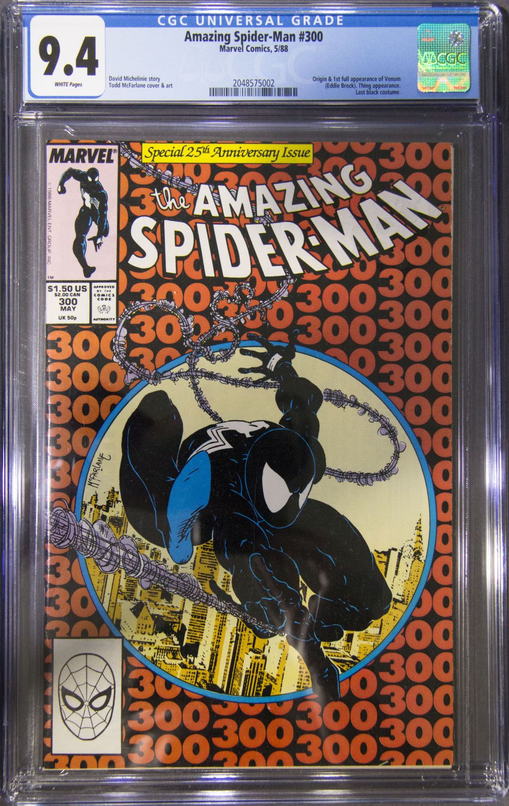 Amazing Spider-Man #300 CGC 9.4 w