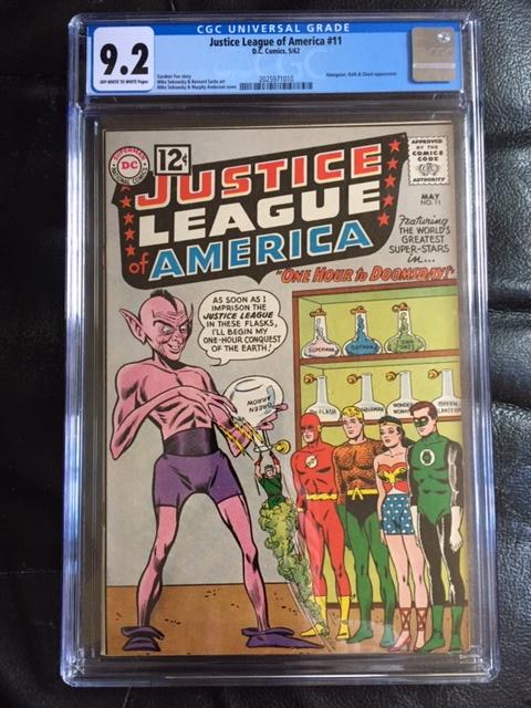 Justice League of America #11 CGC 9.2 ow/w