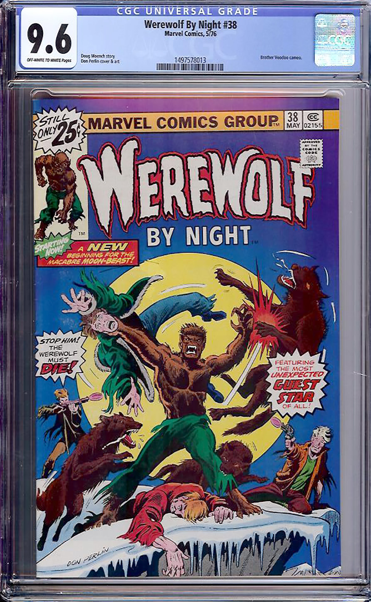 Werewolf By Night #38 CGC 9.6 ow/w
