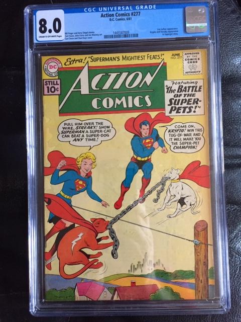 Action Comics #277 CGC 8.0 cr/ow