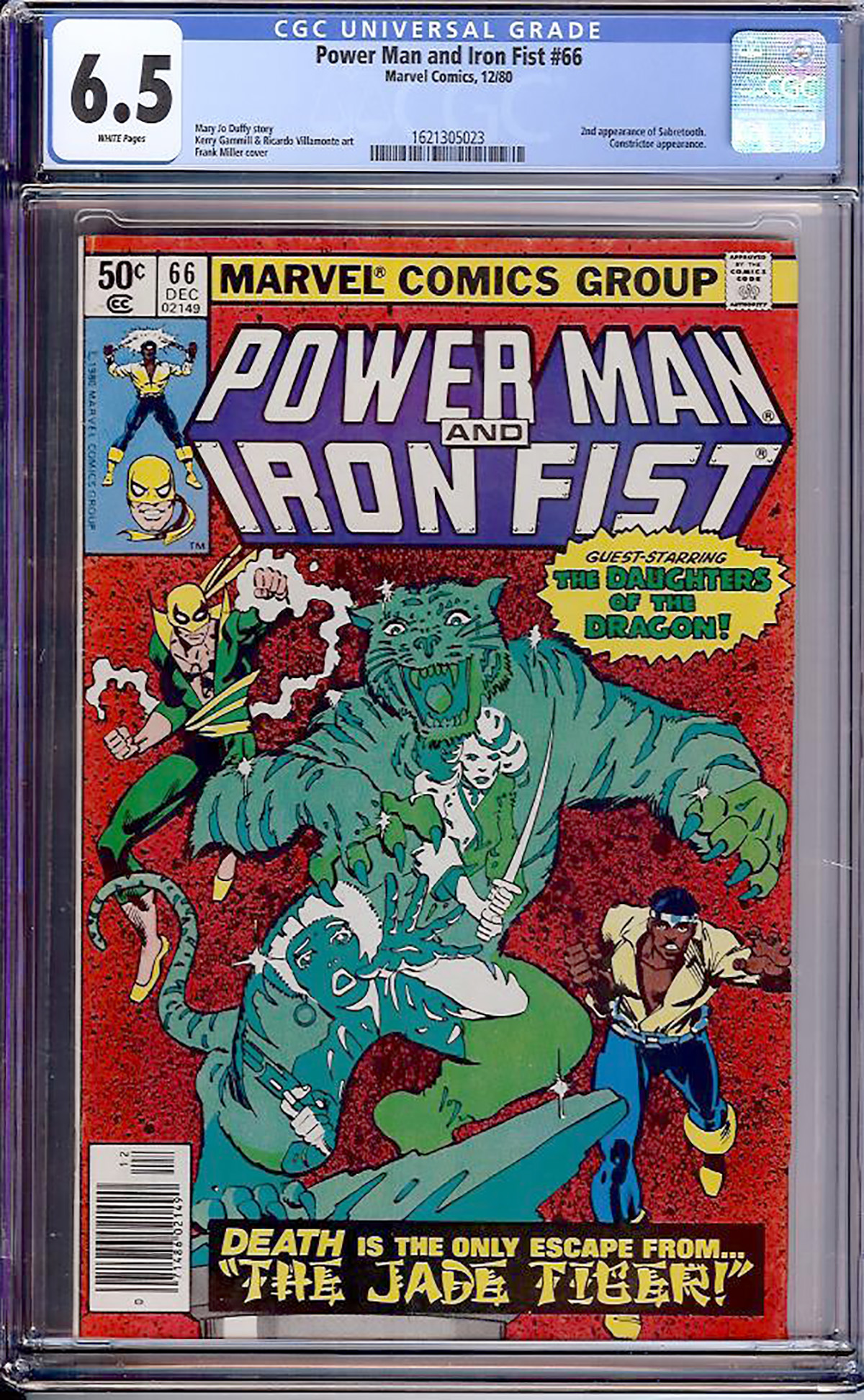 Power Man And Iron Fist #66 CGC 6.5 w