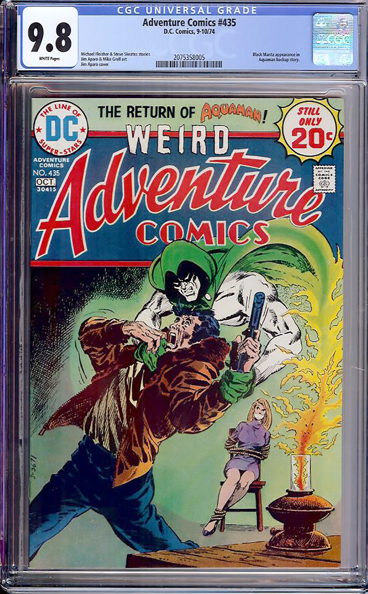 Adventure Comics #435 CGC 9.8 w Davie Collection