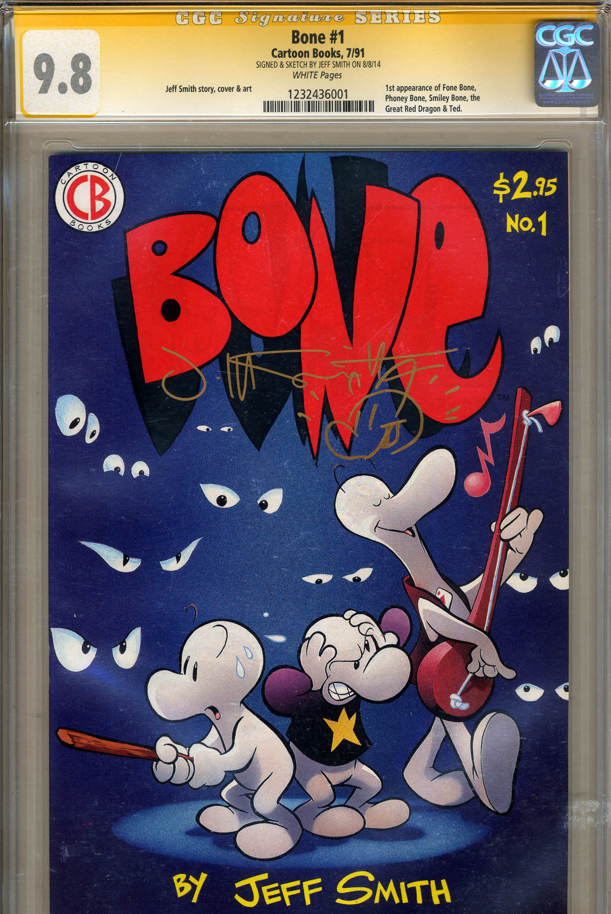 Bone #1 CGC 9.8 w CGC Signature SERIES