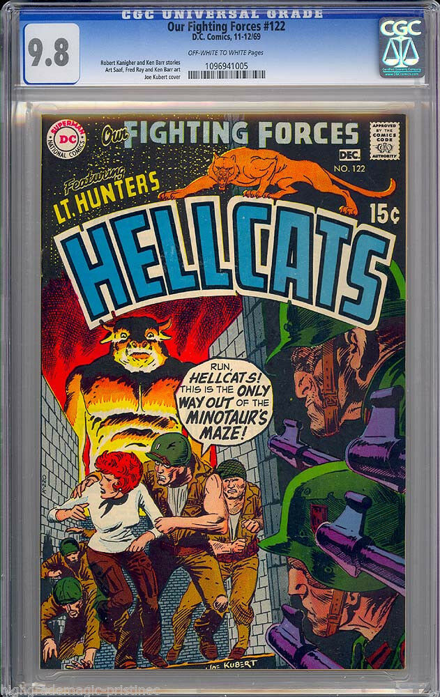 Our Fighting Forces #122 CGC 9.8 ow/w