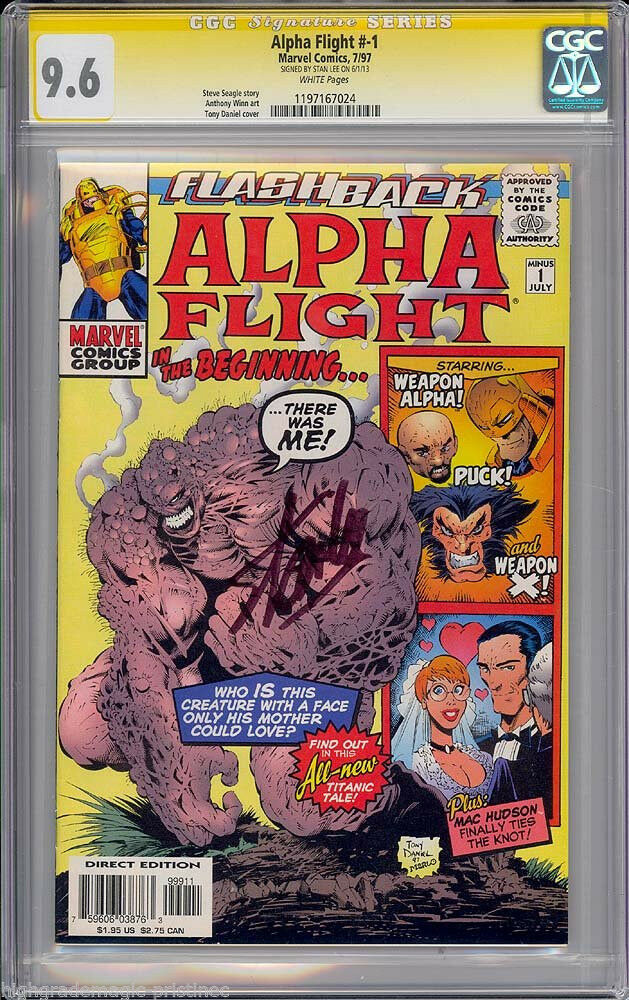 Alpha Flight #1 CGC 9.6 w CGC Signature SERIES