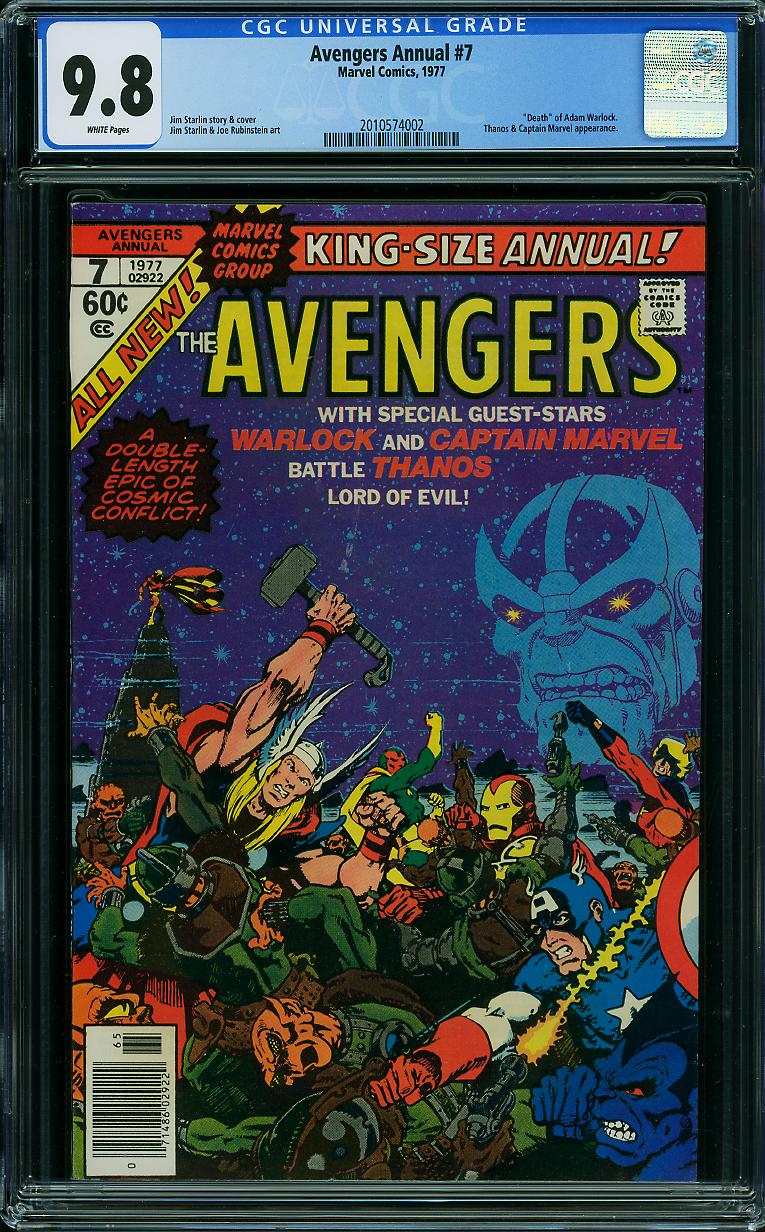 Avengers Annual #7 CGC 9.8 w