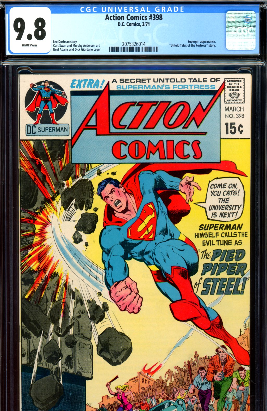 Action Comics #398 CGC 9.8 w