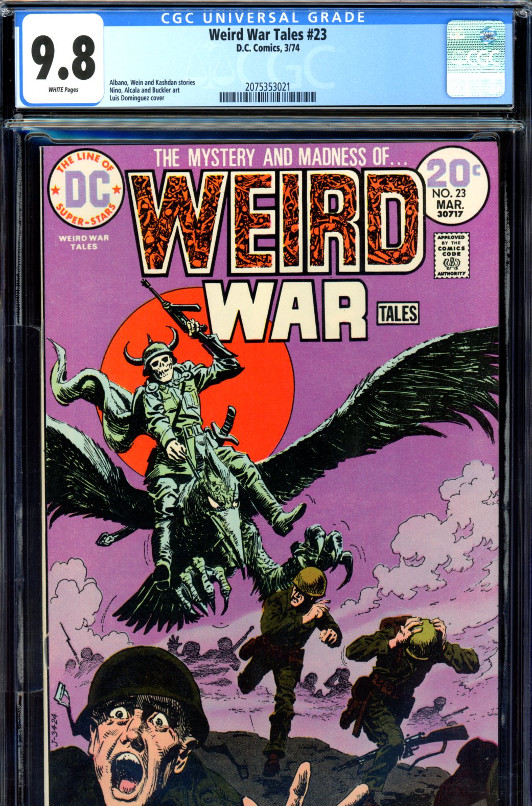 Weird War Tales #23 CGC 9.8 w