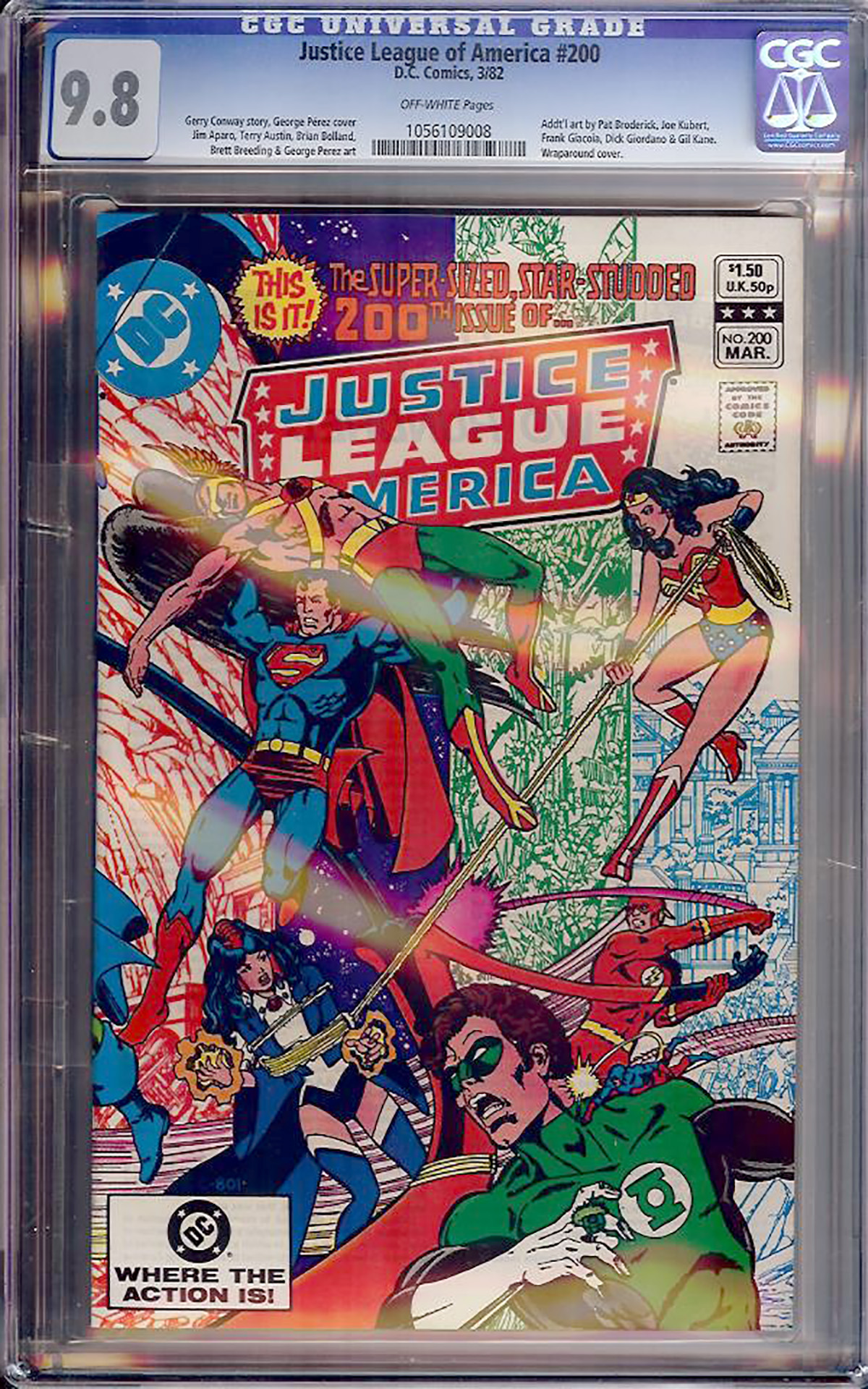 Justice League of America #200 CGC 9.8 ow