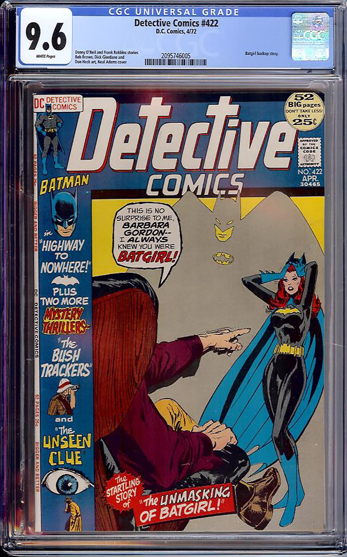 Detective Comics #422 CGC 9.6 w