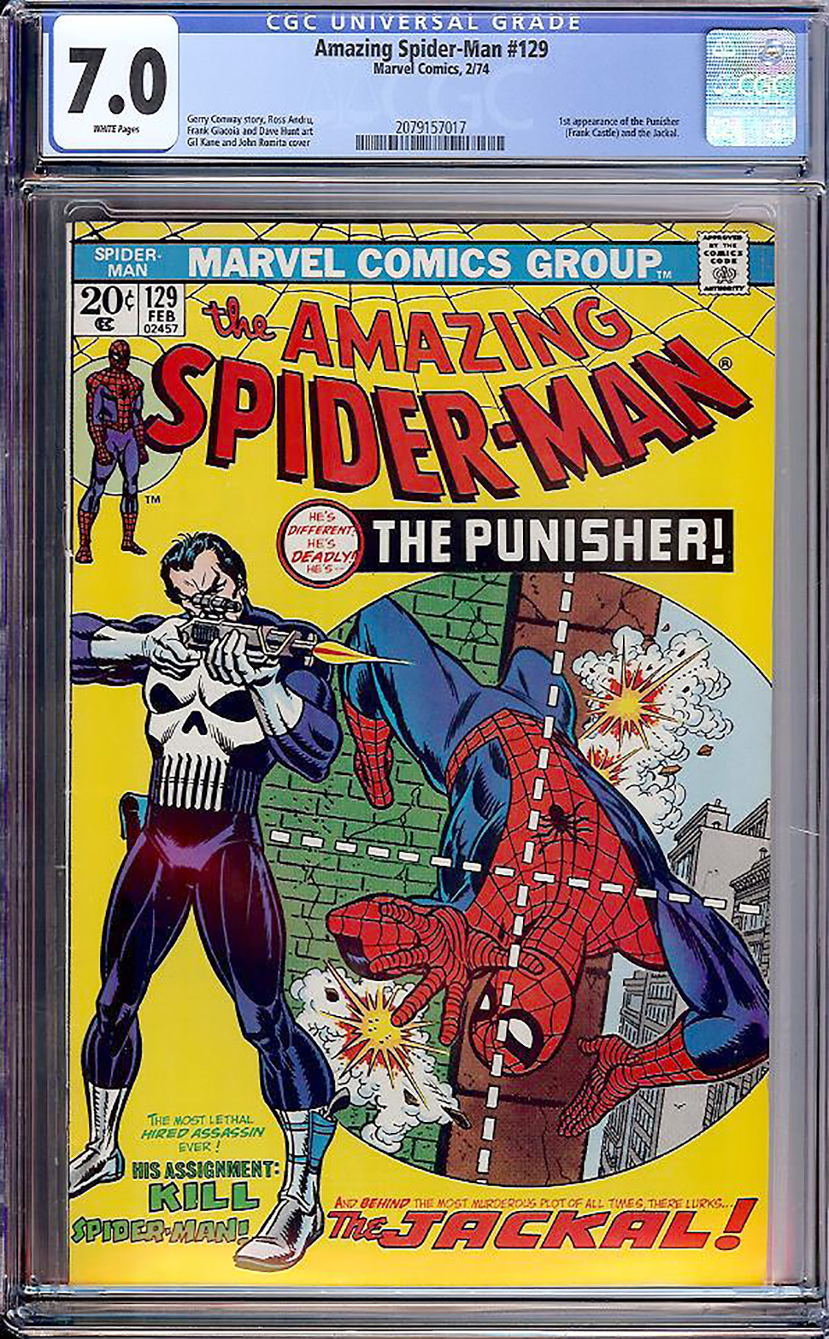 Amazing Spider-Man #129 CGC 7.0 w
