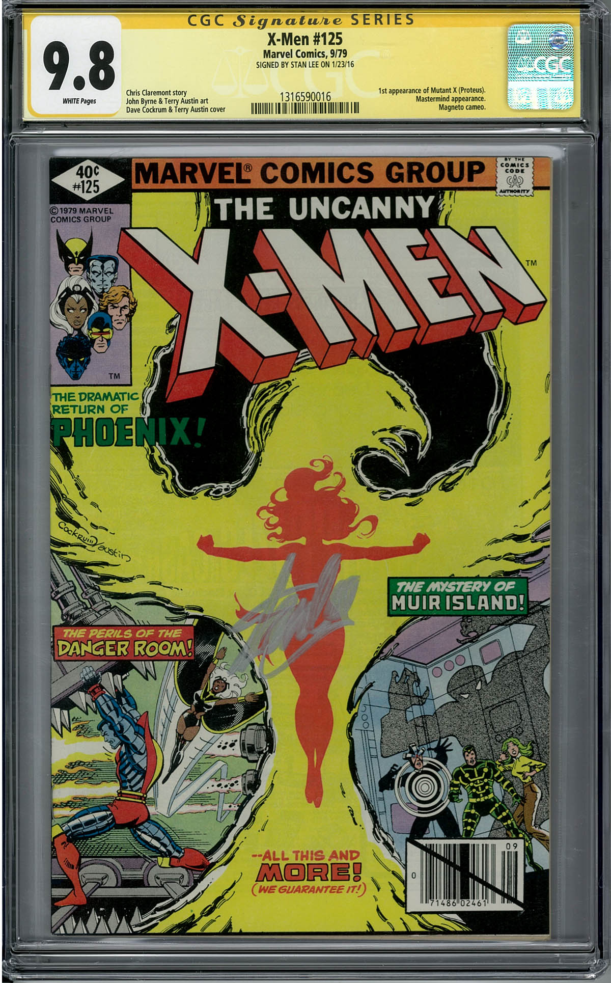 X-Men #125 CGC 9.8 w CGC Signature SERIES