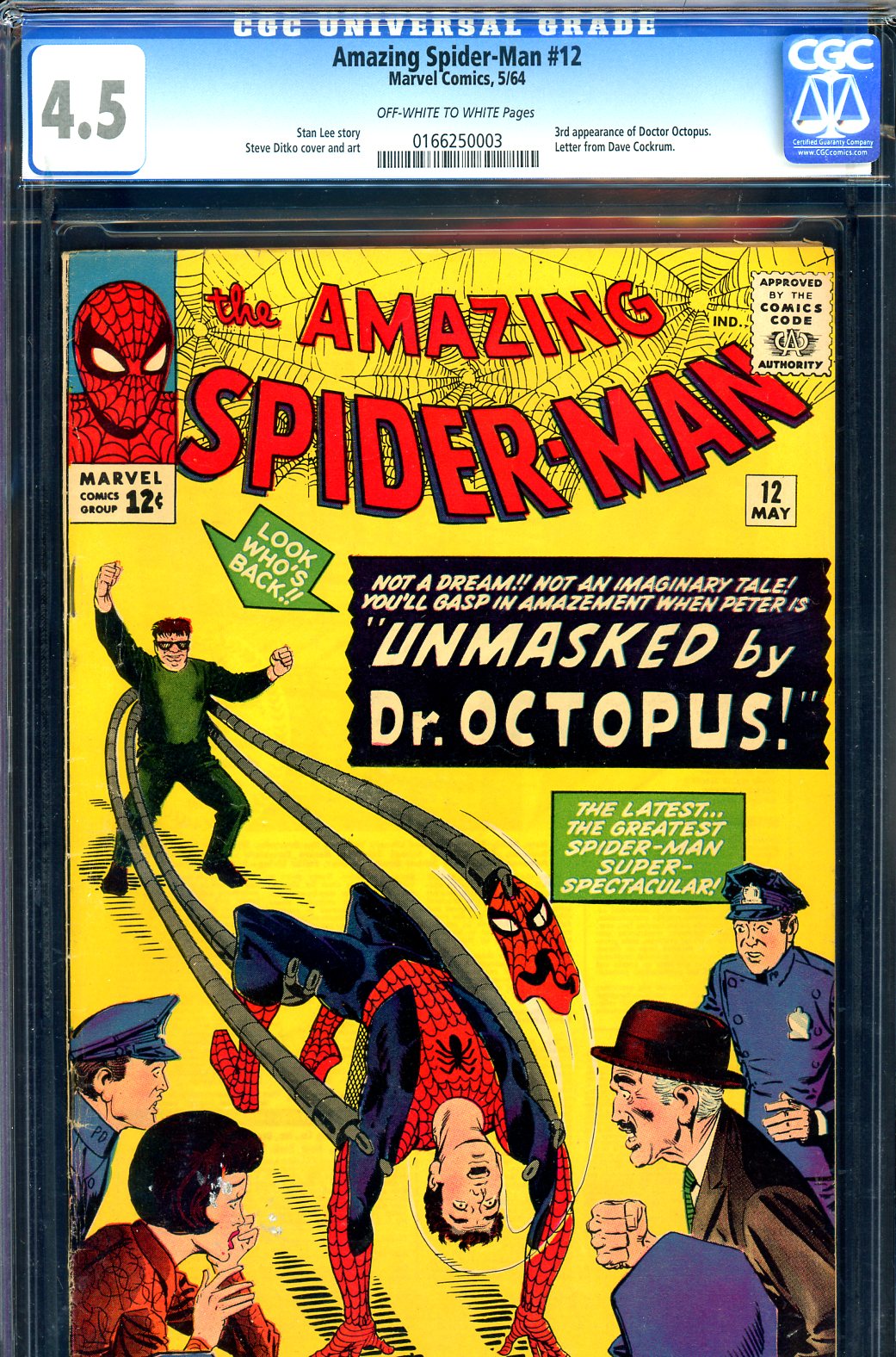 Amazing Spider-Man #12 CGC 4.5 ow/w
