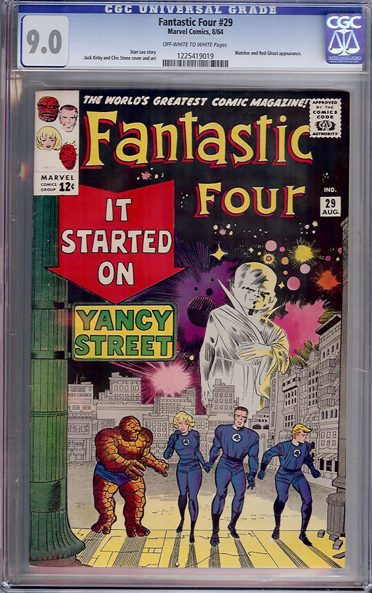 Fantastic Four #29 CGC 9.0 ow/w