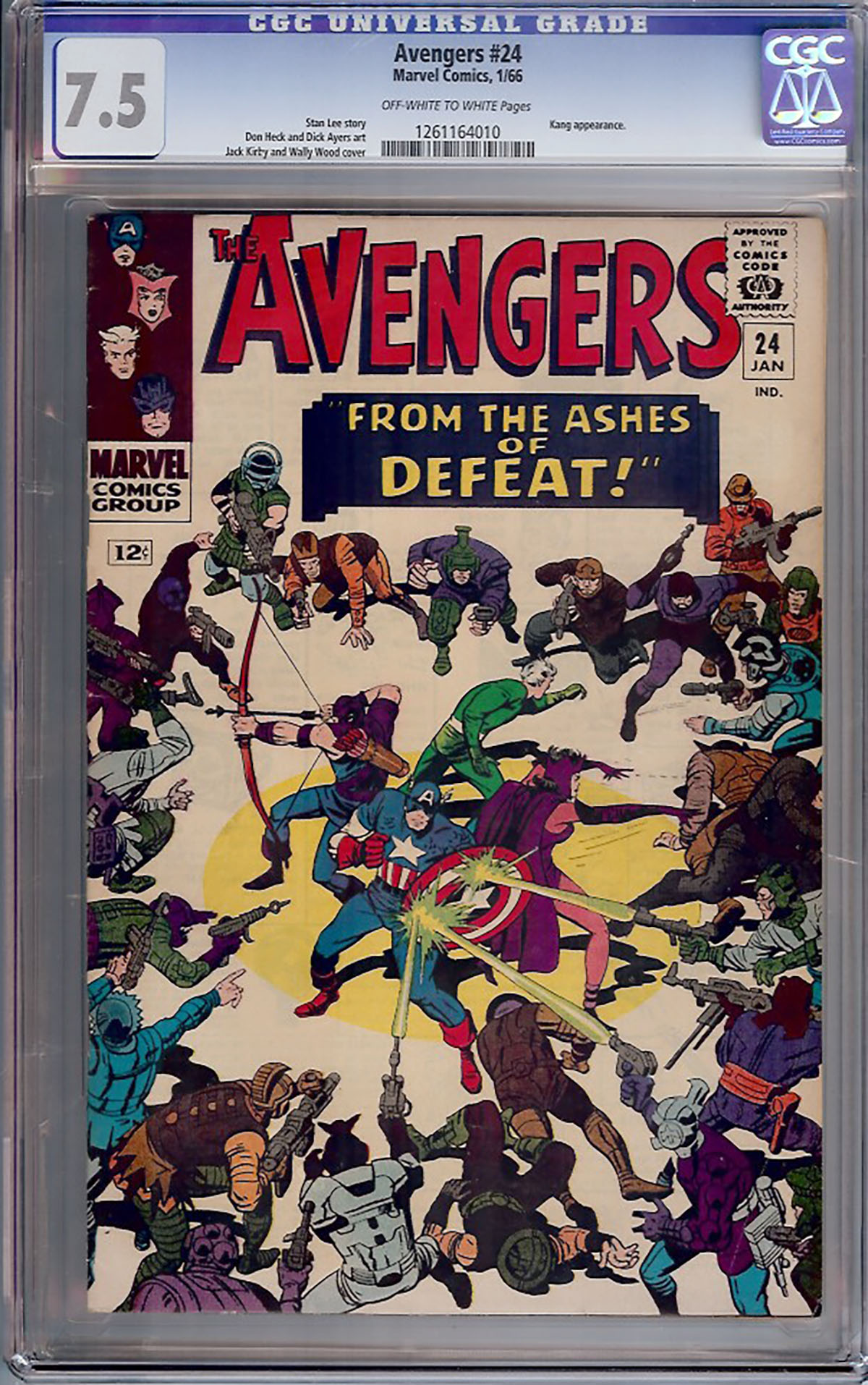 Avengers #24 CGC 7.5 ow/w