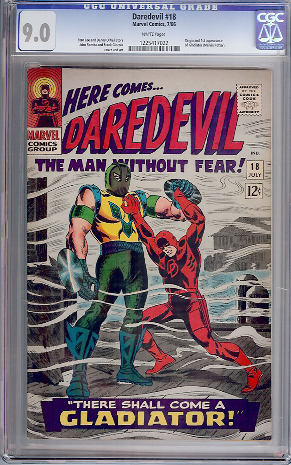 Daredevil #18 CGC 9.0 w