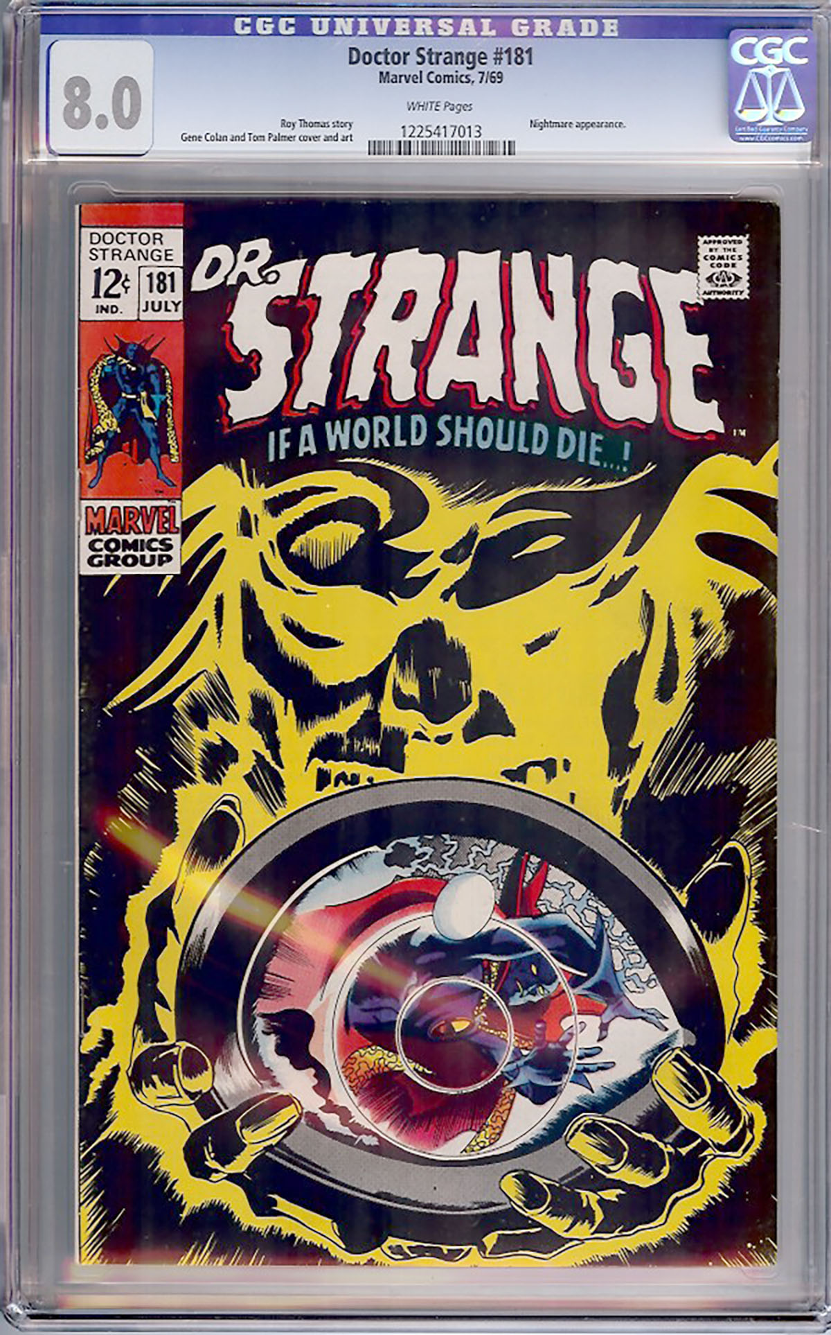 Doctor Strange #181 CGC 8.0 w