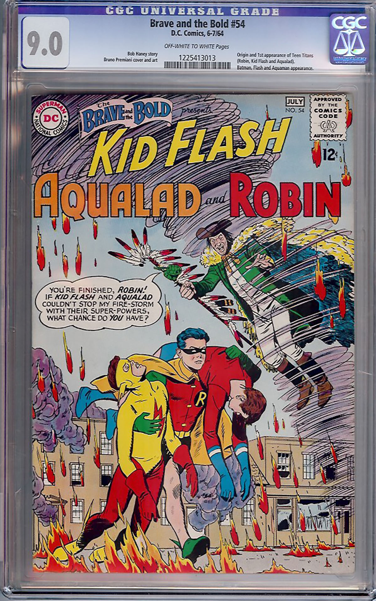 Brave and the Bold #54 CGC 9.0 ow/w