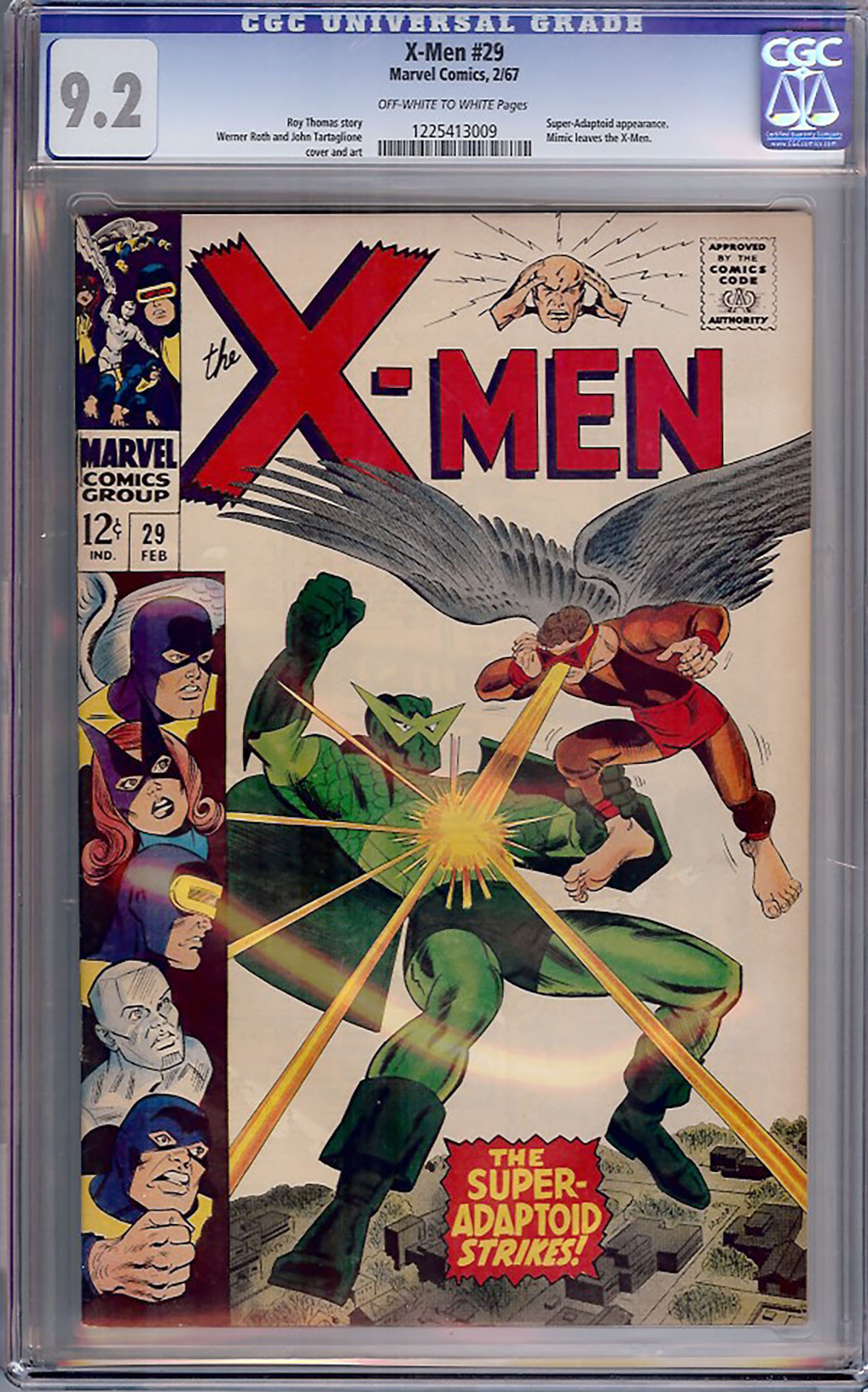 X-Men #29 CGC 9.2 ow/w