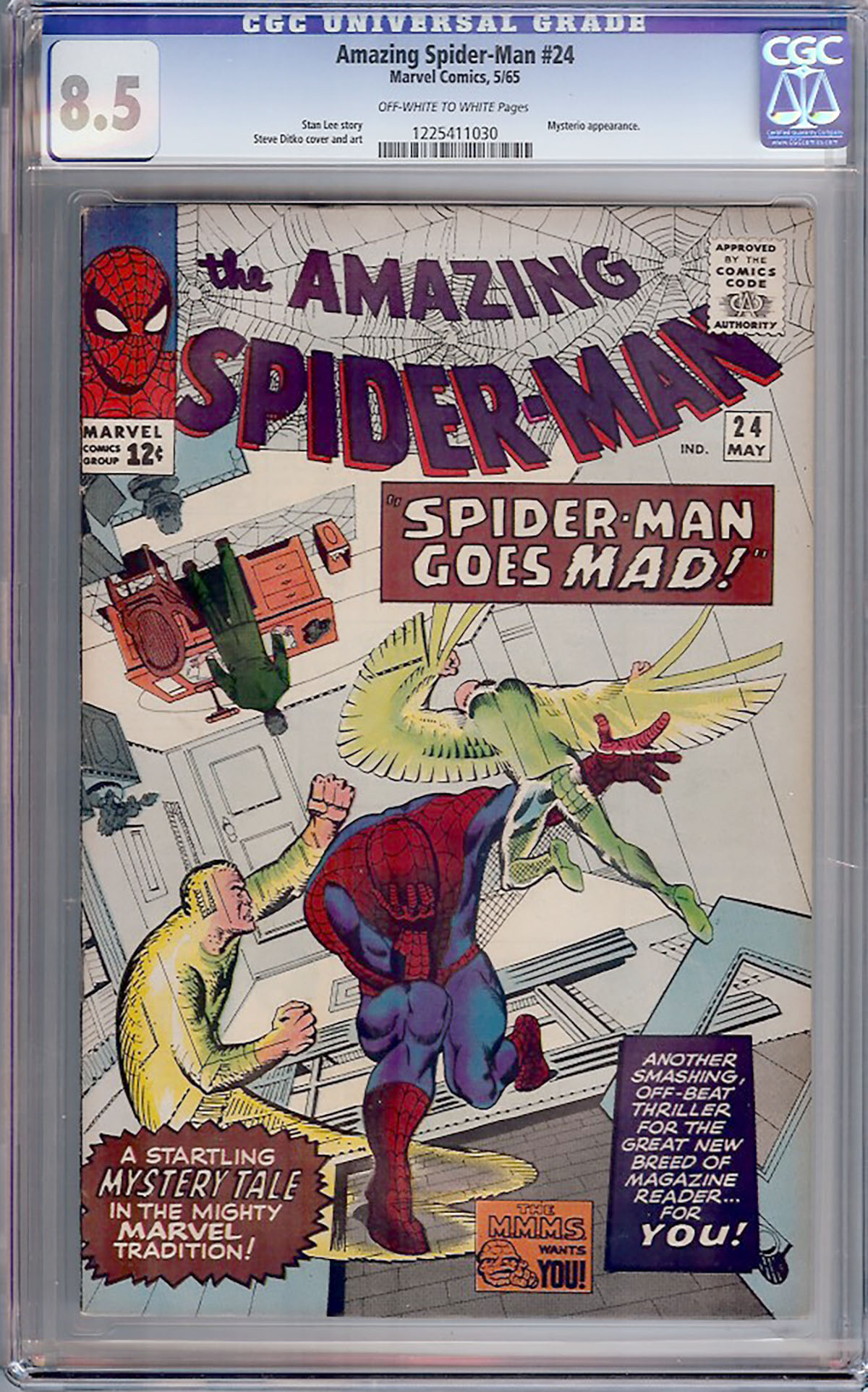 Amazing Spider-Man #24 CGC 8.5 ow/w