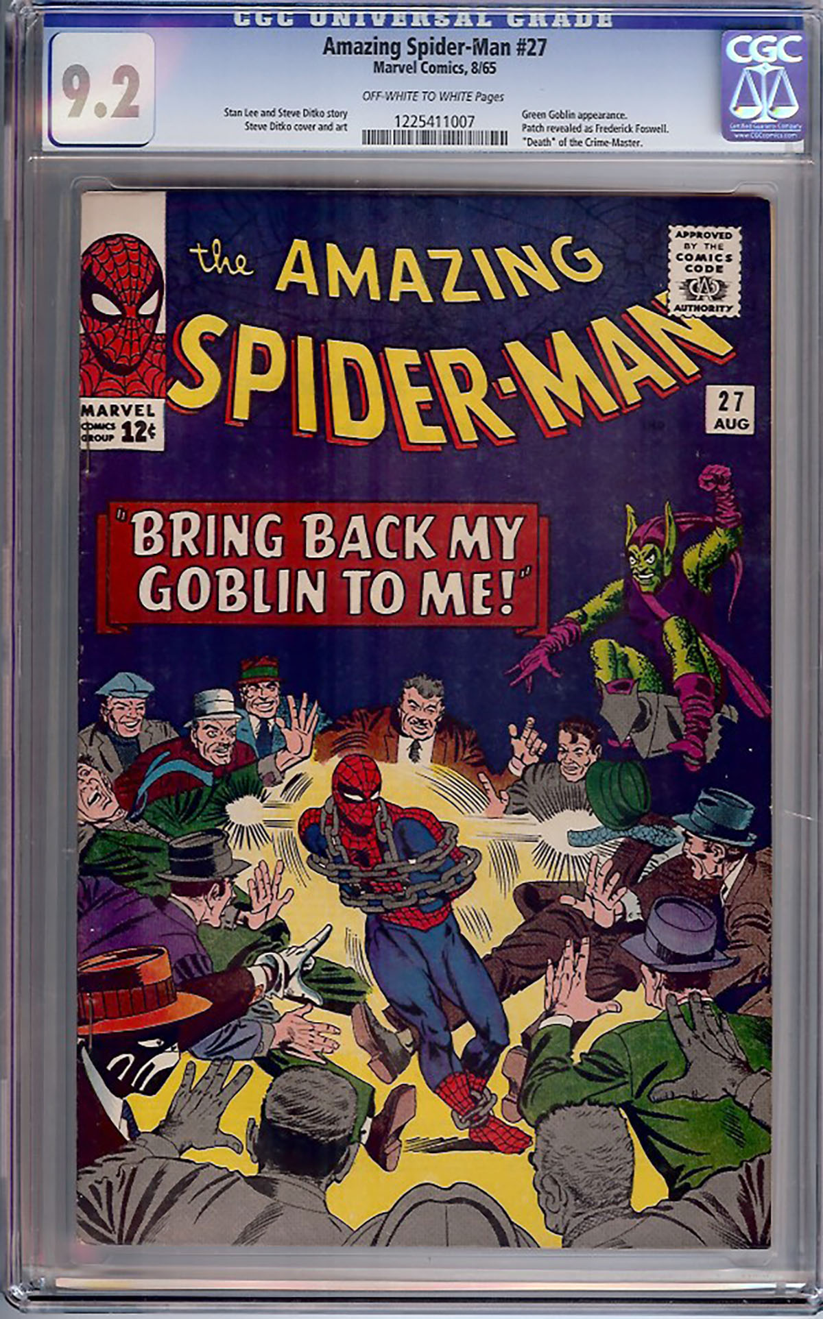 Amazing Spider-Man #27 CGC 9.2 ow/w