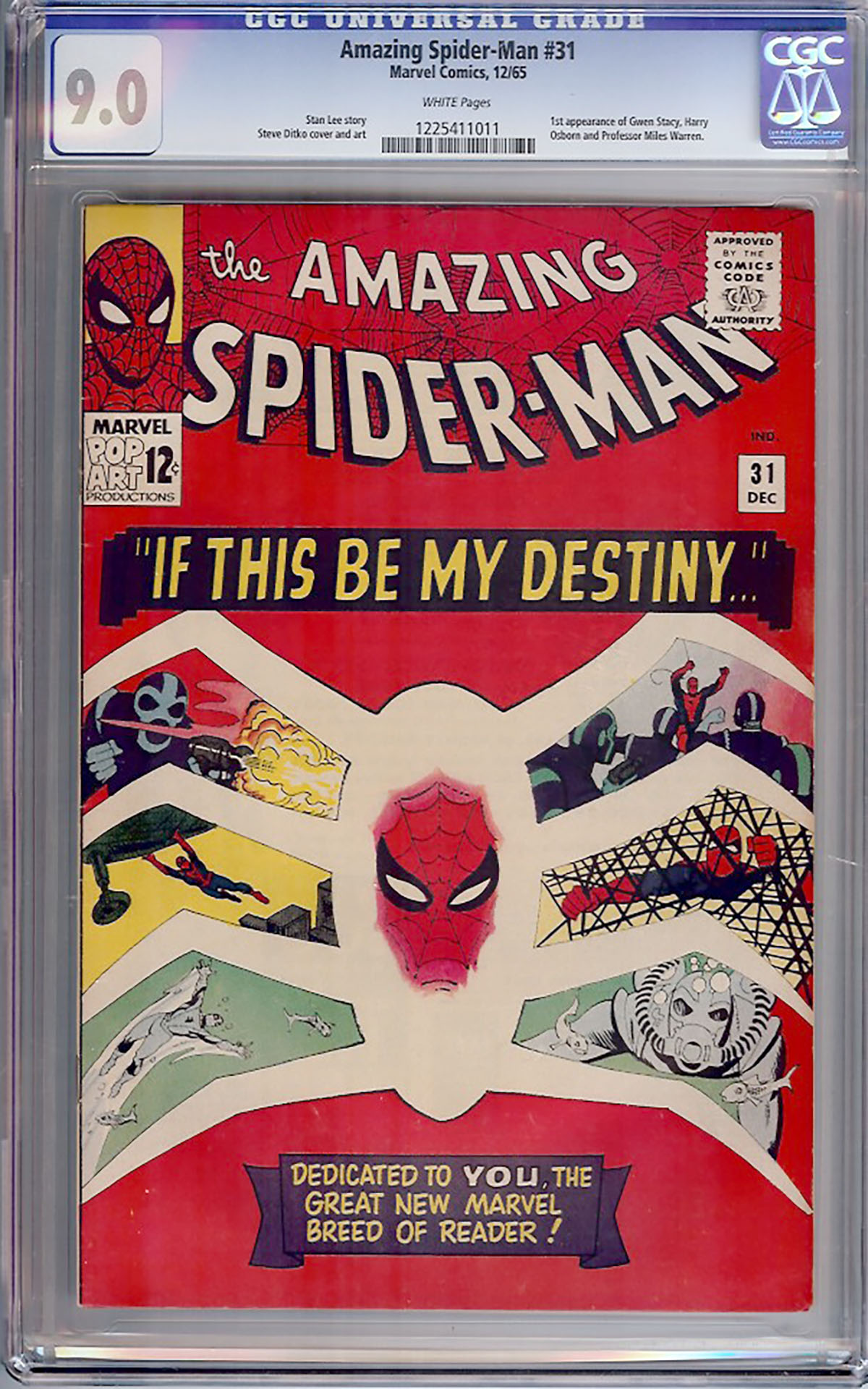Amazing Spider-Man #31 CGC 9.0 w