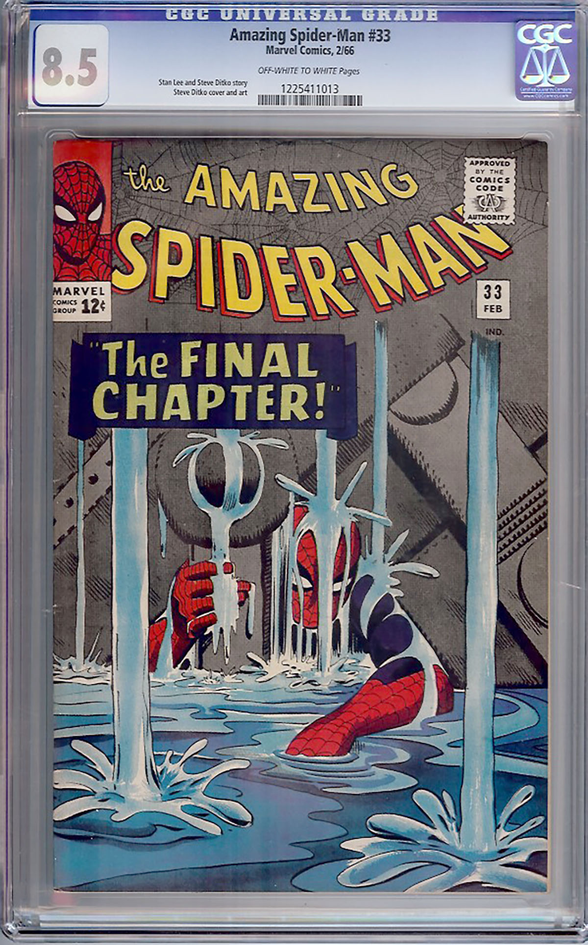 Amazing Spider-Man #33 CGC 8.5 ow/w