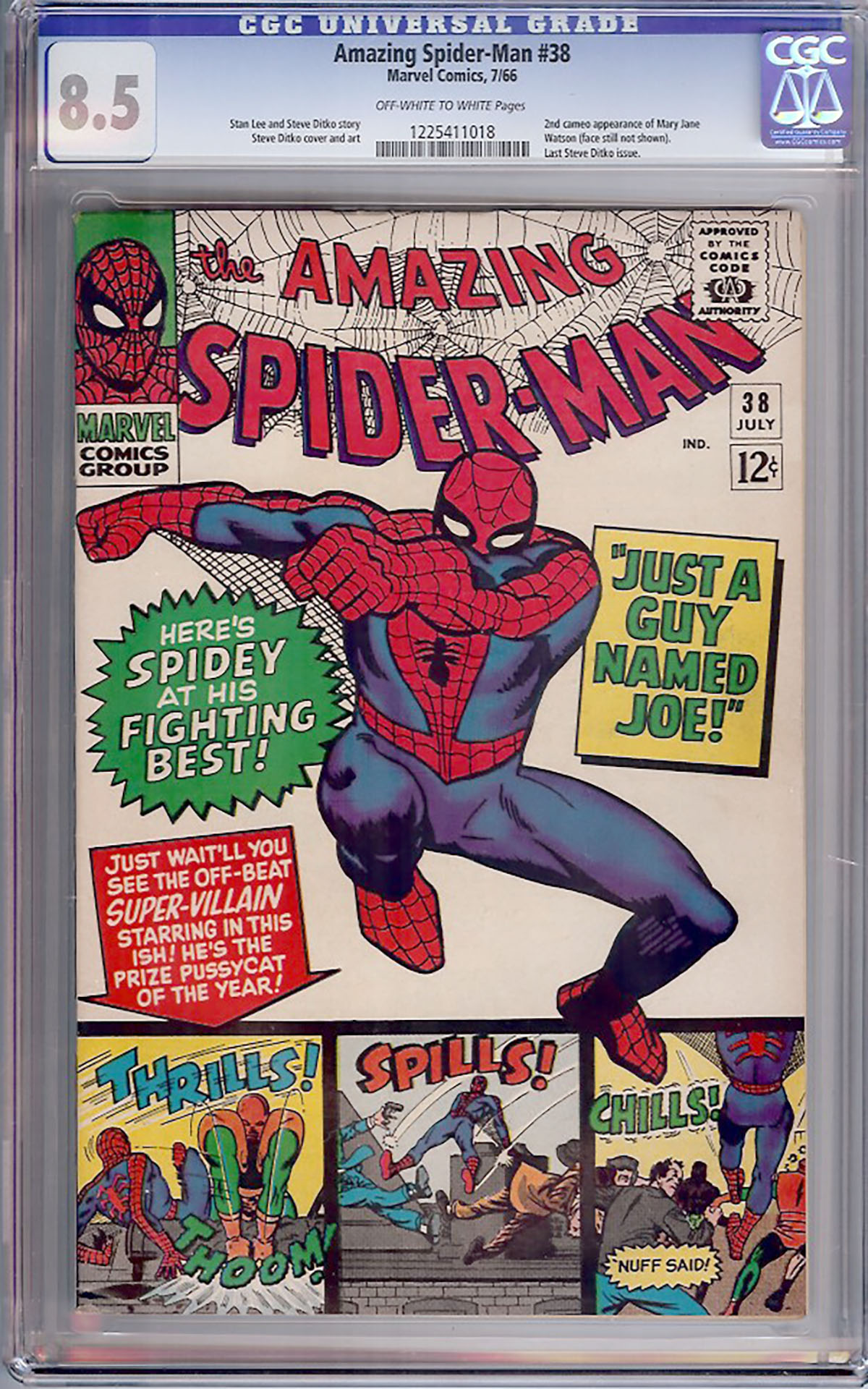 Amazing Spider-Man #38 CGC 8.5 ow/w