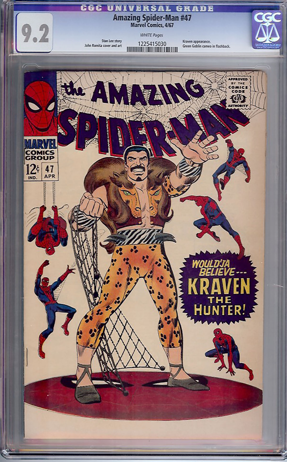 Amazing Spider-Man #47 CGC 9.2 w