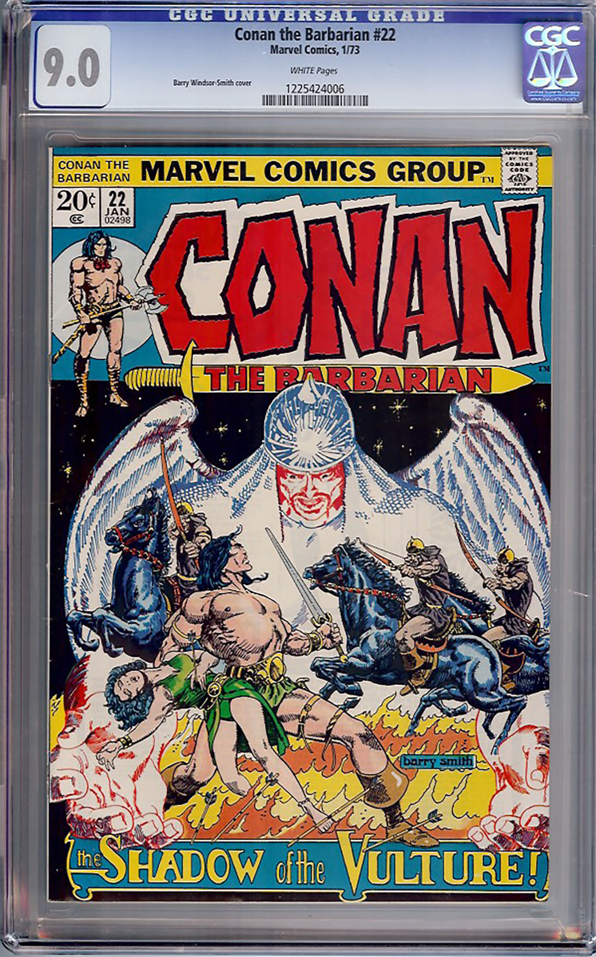Conan The Barbarian #22 CGC 9.0 w