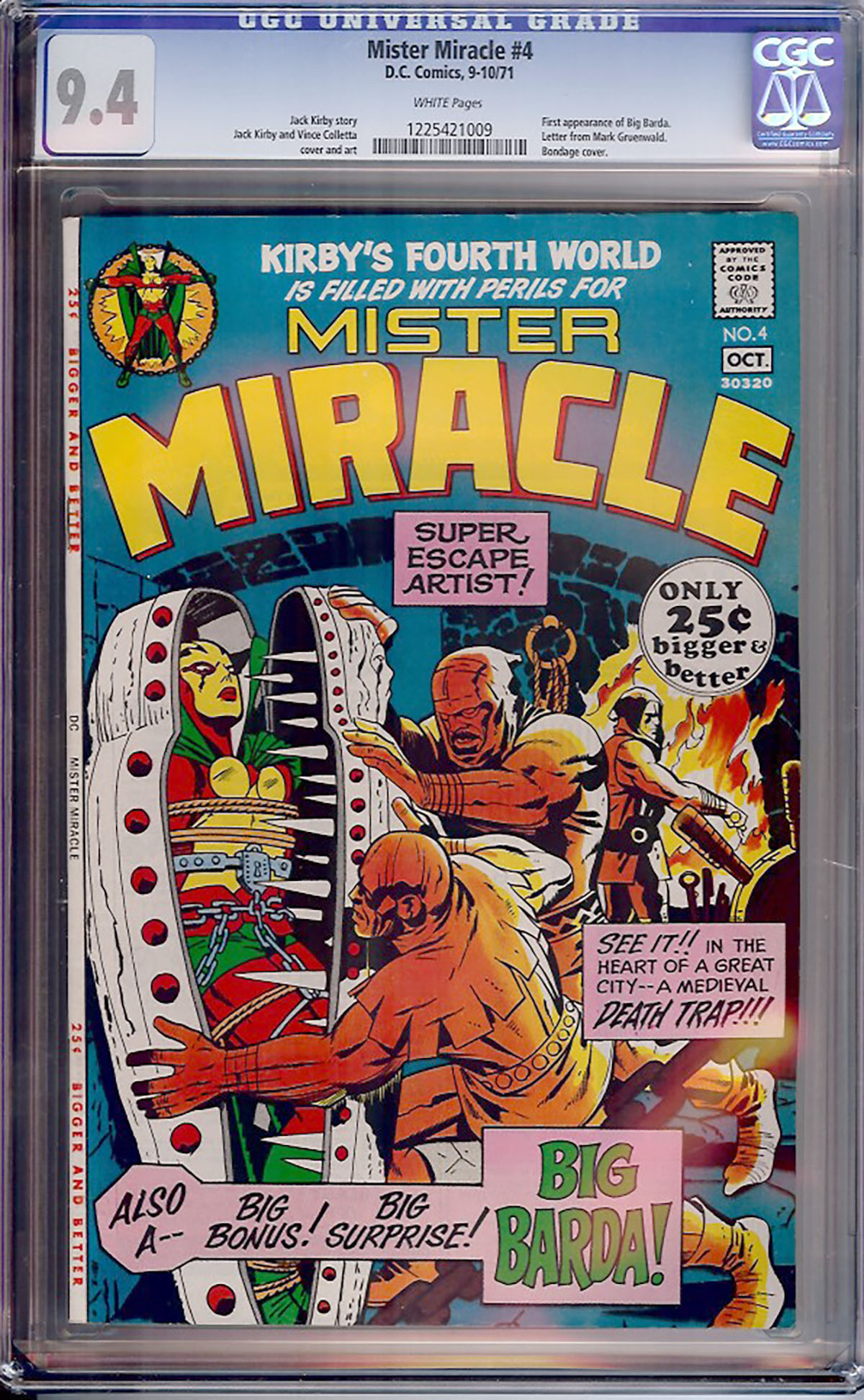 Mister Miracle #4 CGC 9.4 w