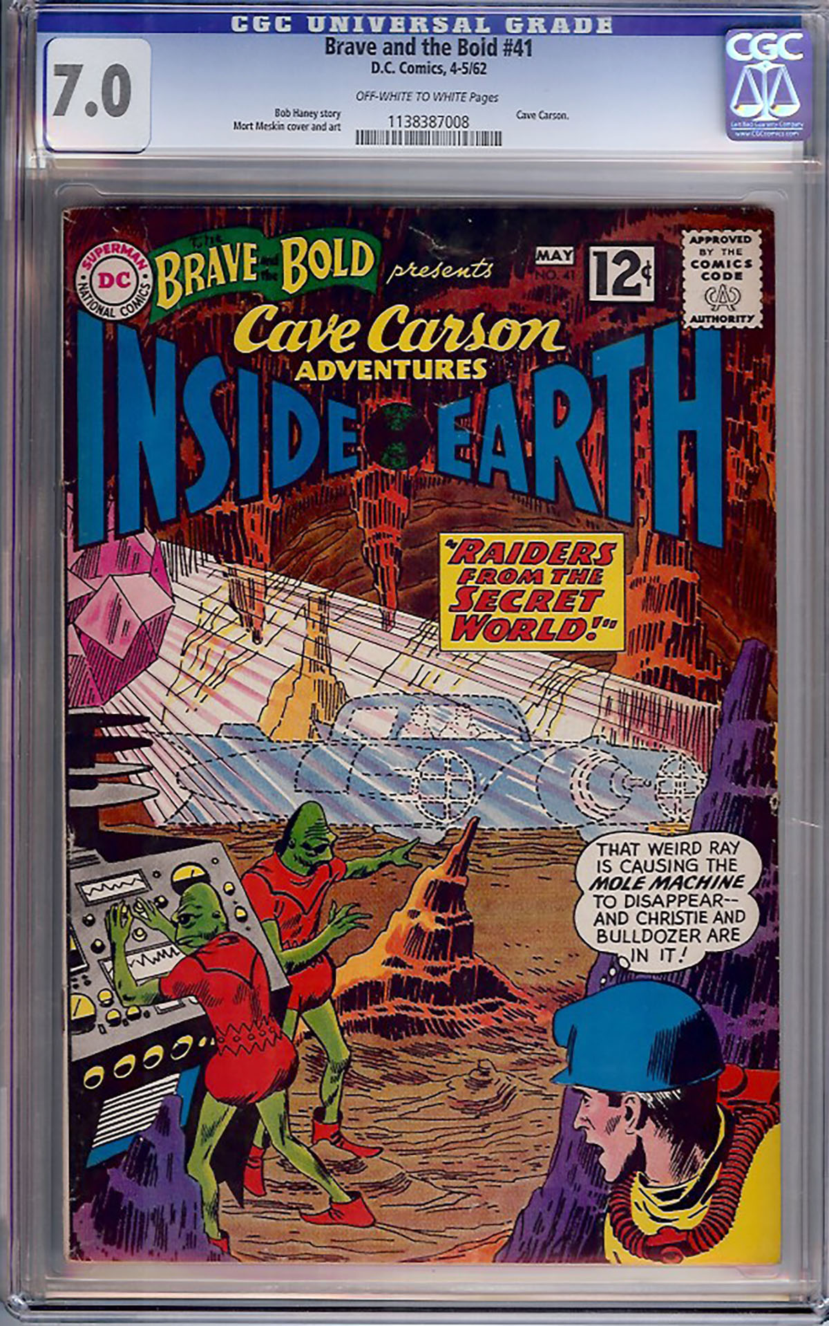 Brave and the Bold #41 CGC 7.0 ow/w