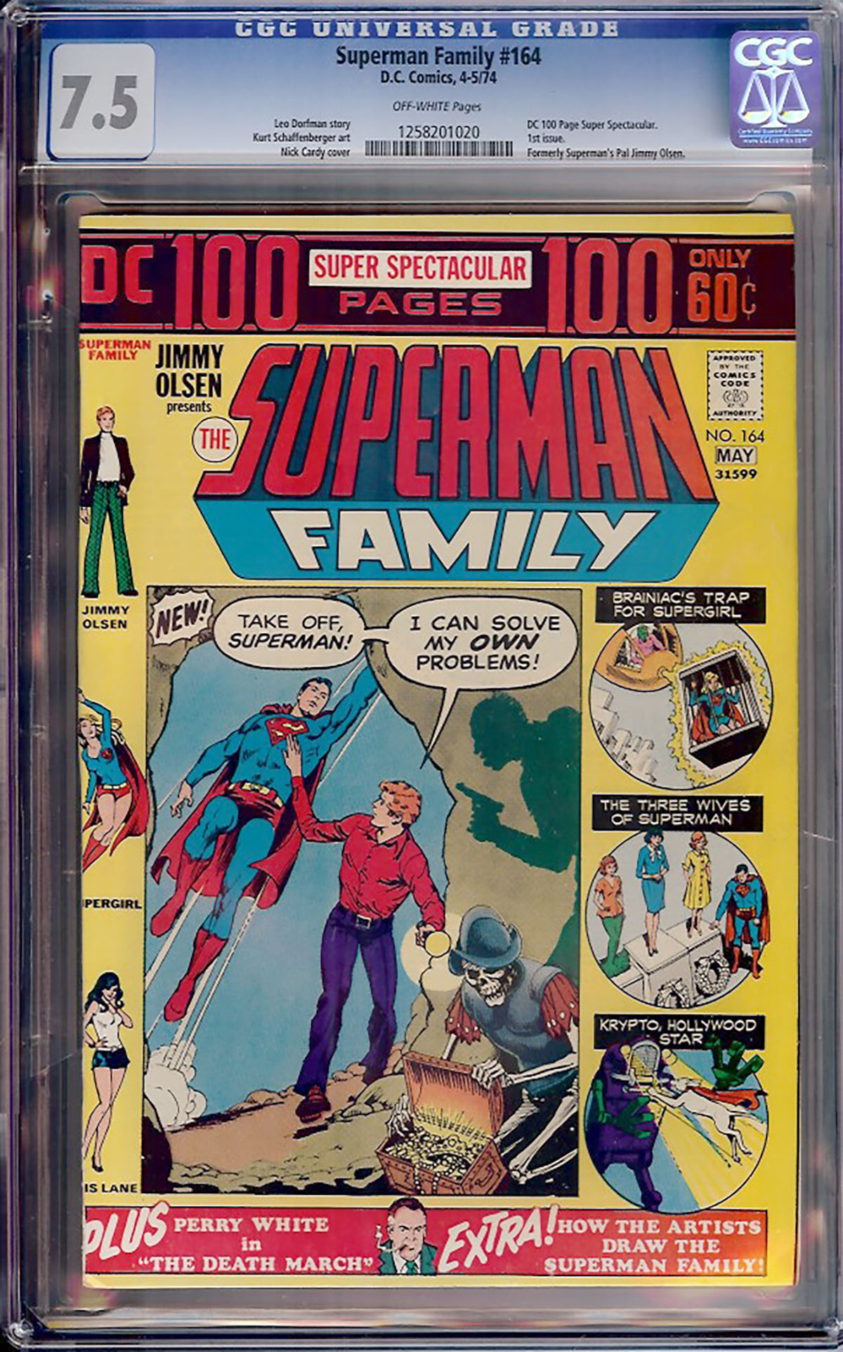 Superman Family #164 CGC 7.5 ow