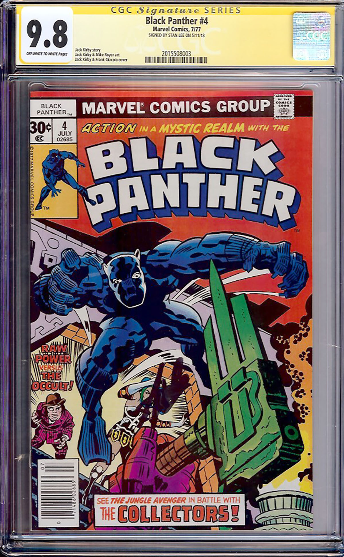 Black Panther #4 CGC 9.8 ow/w CGC Signature SERIES