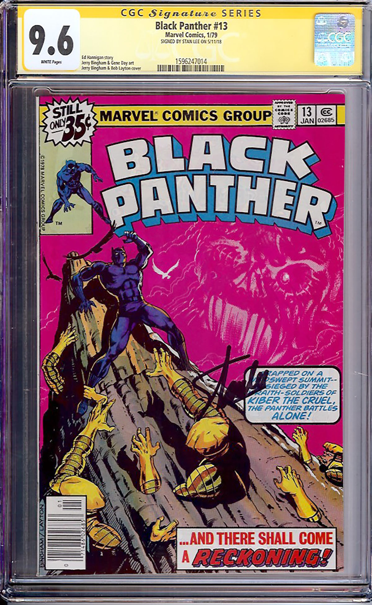 Black Panther #13 CGC 9.6 w CGC Signature SERIES