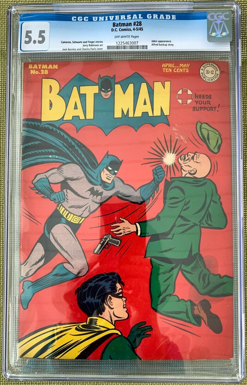 Batman #28 CGC 5.5 ow