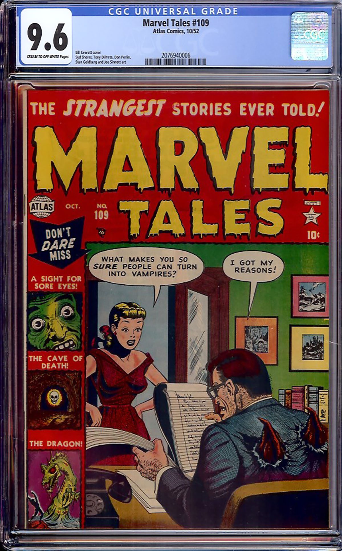 Marvel Tales #109 CGC 9.6 cr/ow