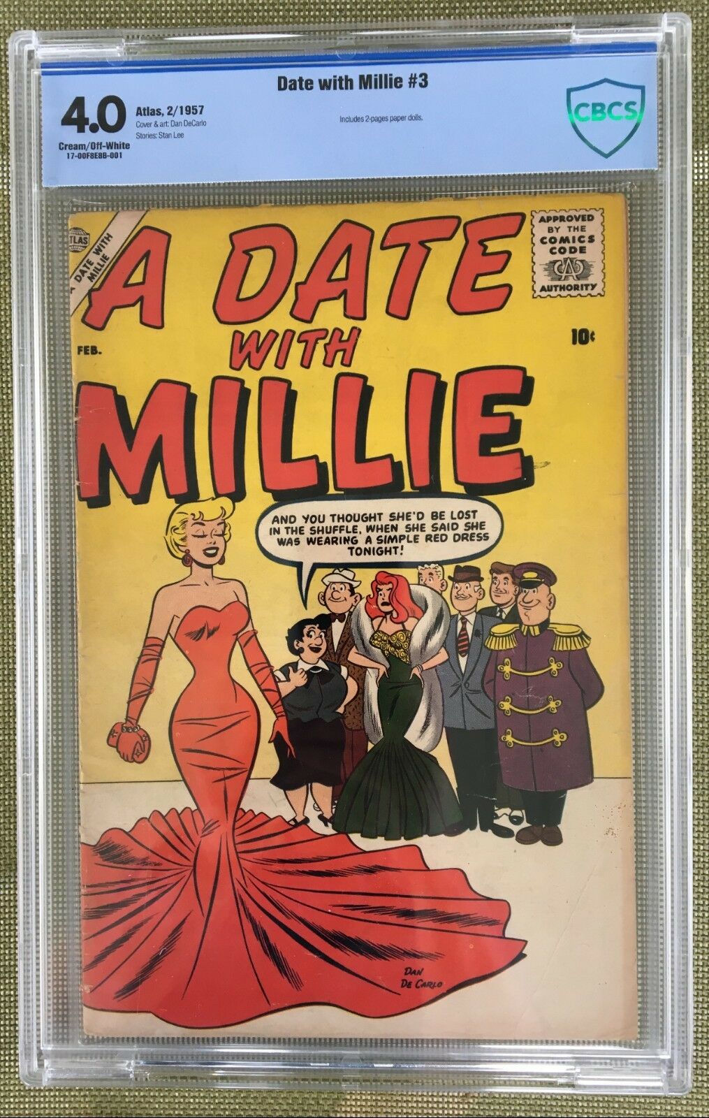 Date With Millie #3 CBCS 4.0 cr/ow